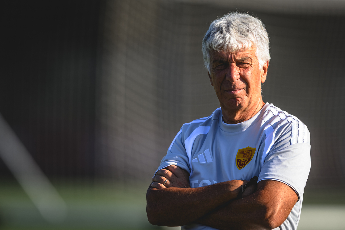 gasperini AS Roma Training Session