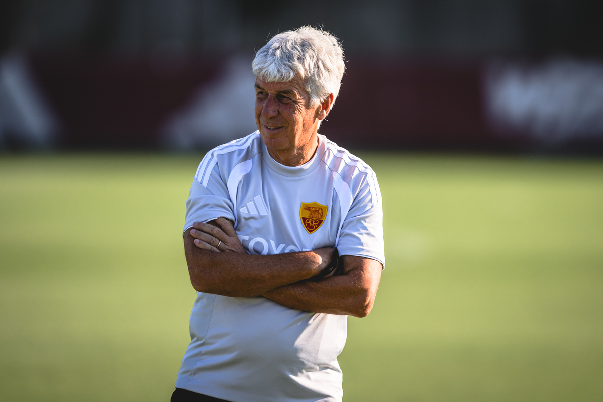 gasperini AS Roma Training Session