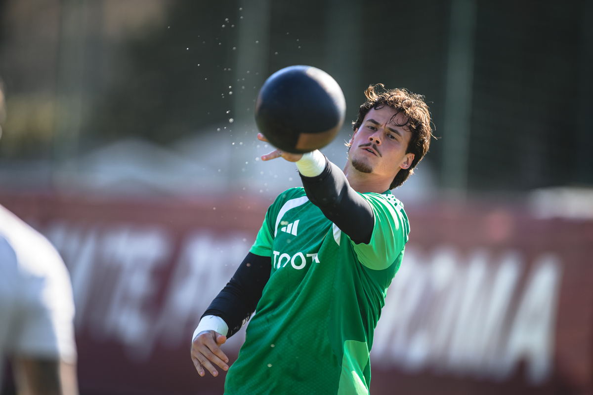 svilar AS Roma Training Session