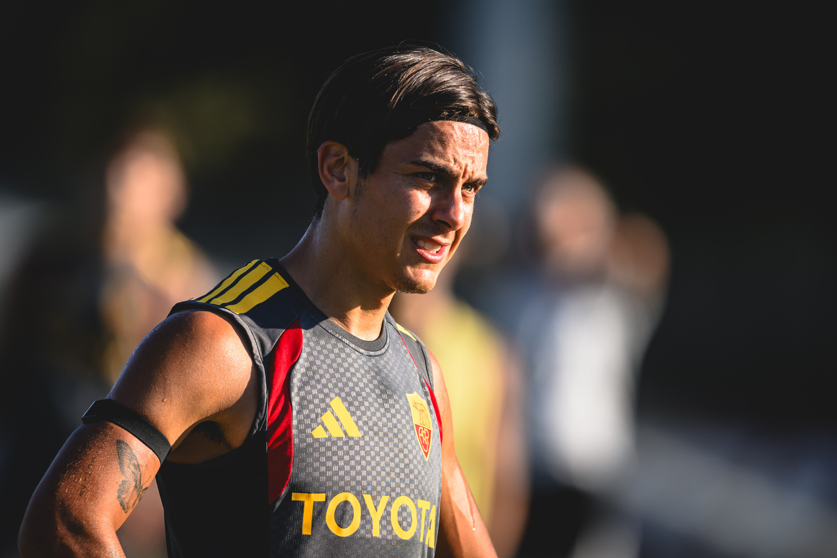 dybala AS Roma Training Session