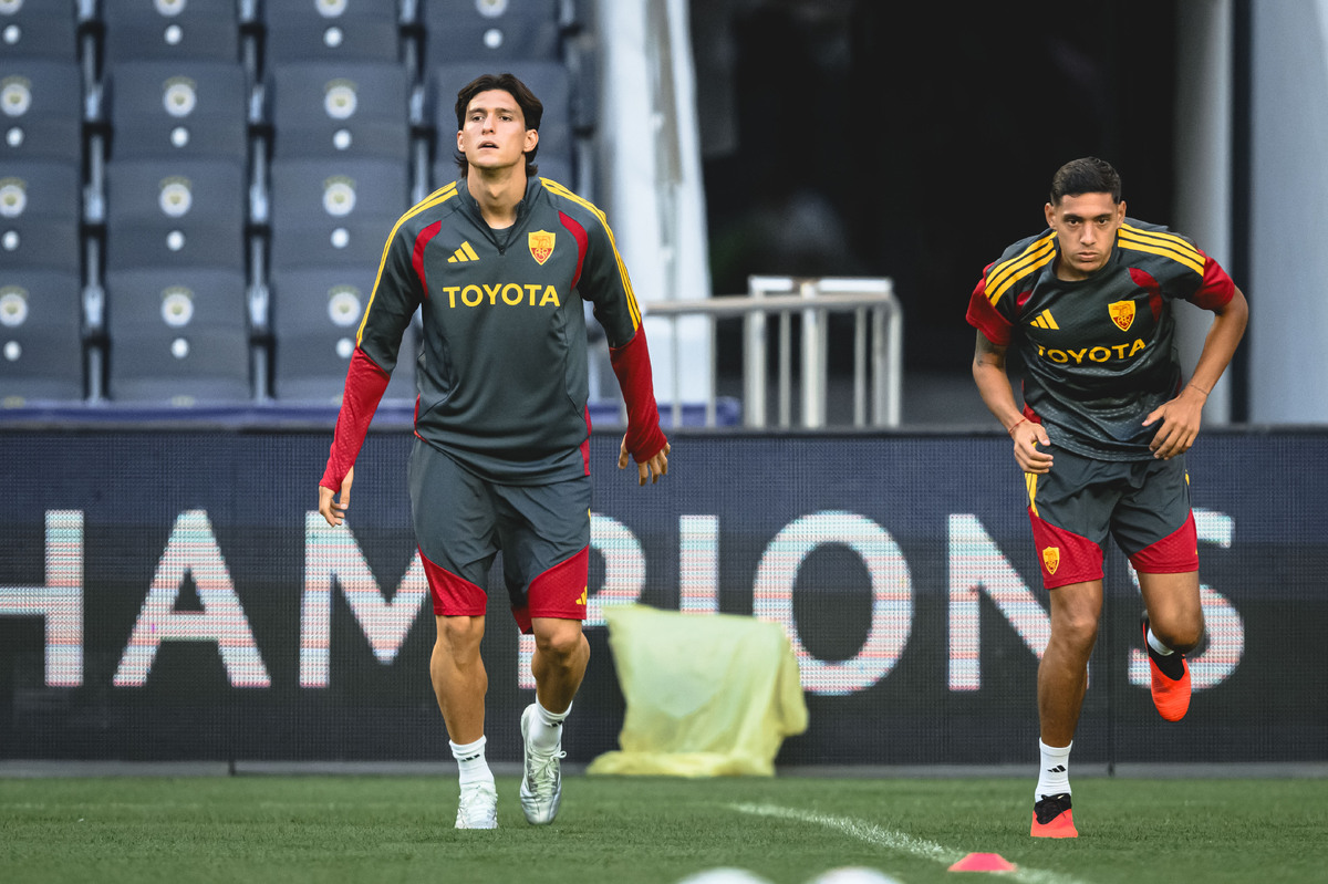 balerdi molina AS Roma Training Session - UEFA Champions League 2026/27 League Phase MD1