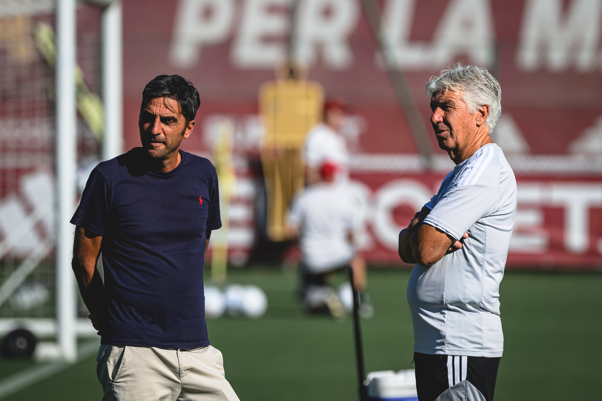 gasperini Tony d'amico AS Roma Training Session