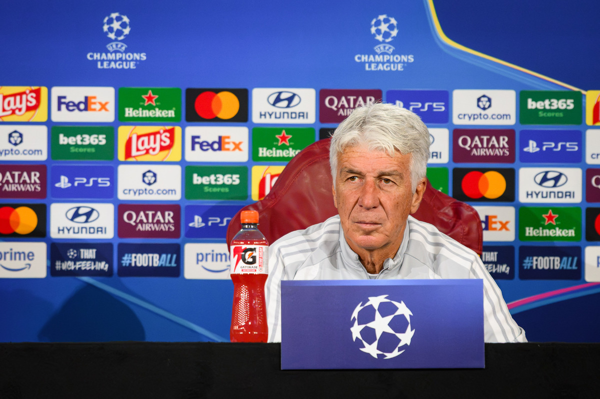 gasperini AS Roma Training Session And Press Conference - UEFA Champions League 2026/27 League Phase MD2