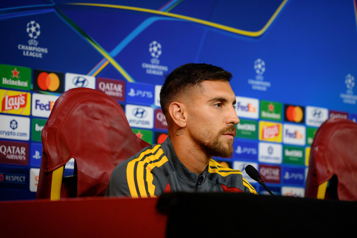 pellegrini AS Roma Training Session And Press Conference - UEFA Champions League 2026/27 League Phase MD3