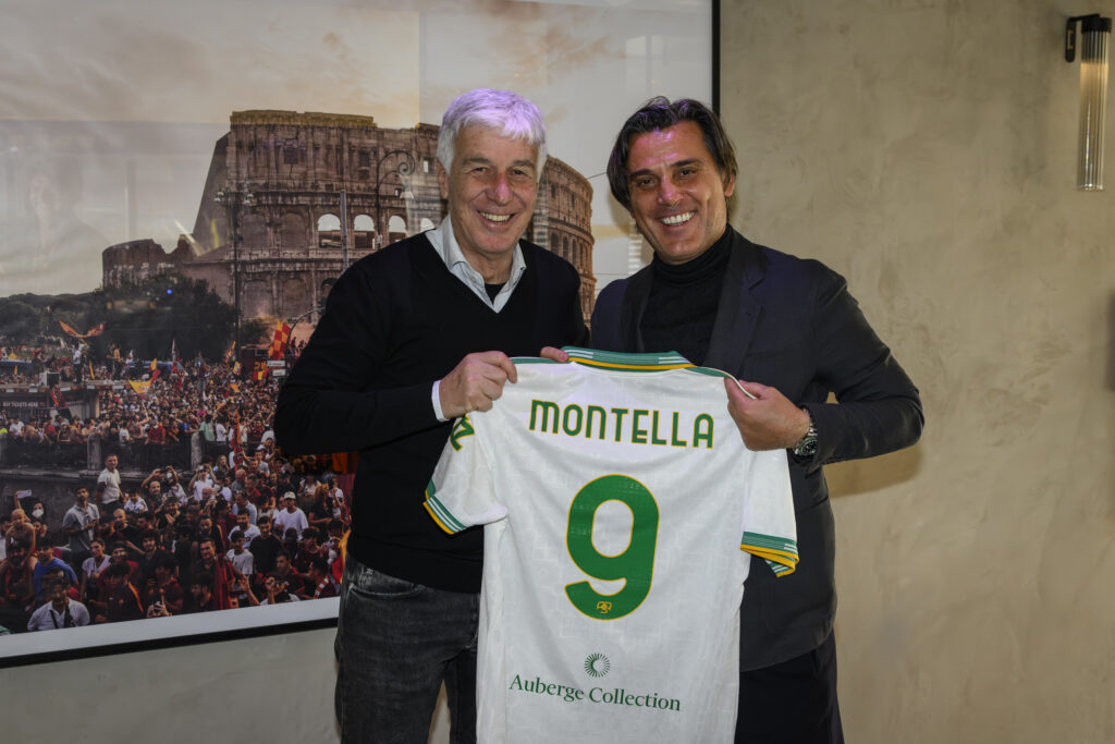 Gasperini Montella AS Roma Training Session