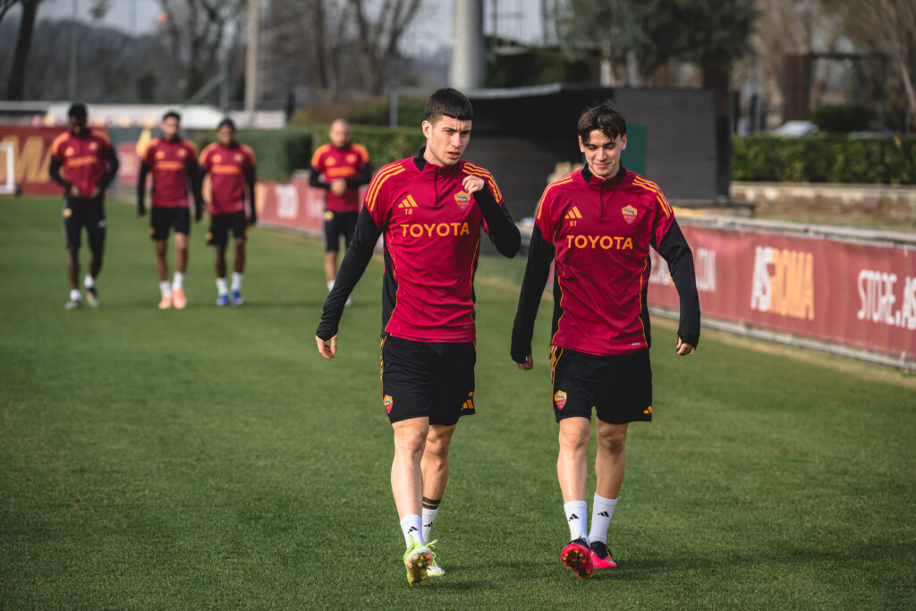 Soule Pisilli AS Roma Training Session
