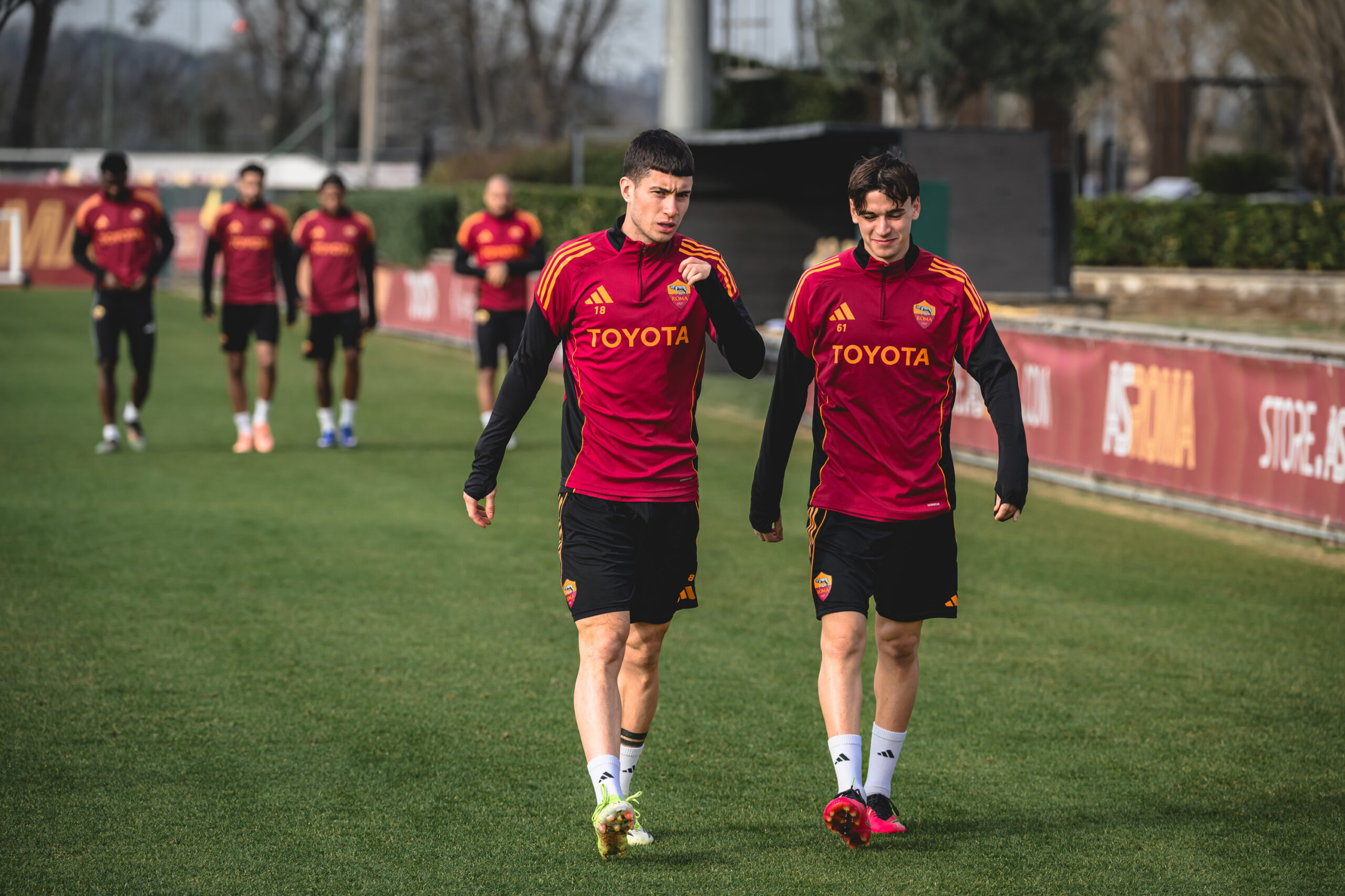 Soule Pisilli AS Roma Training Session