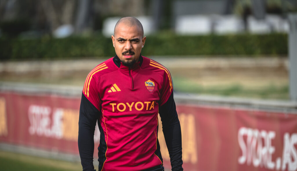 Malen AS Roma Training Session