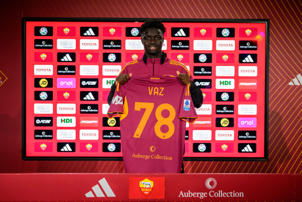 Robinio Vaz AS Roma Unveil New Signing Robinio Vaz