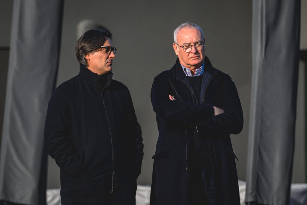 Ranieri Montella AS Roma Training Session
