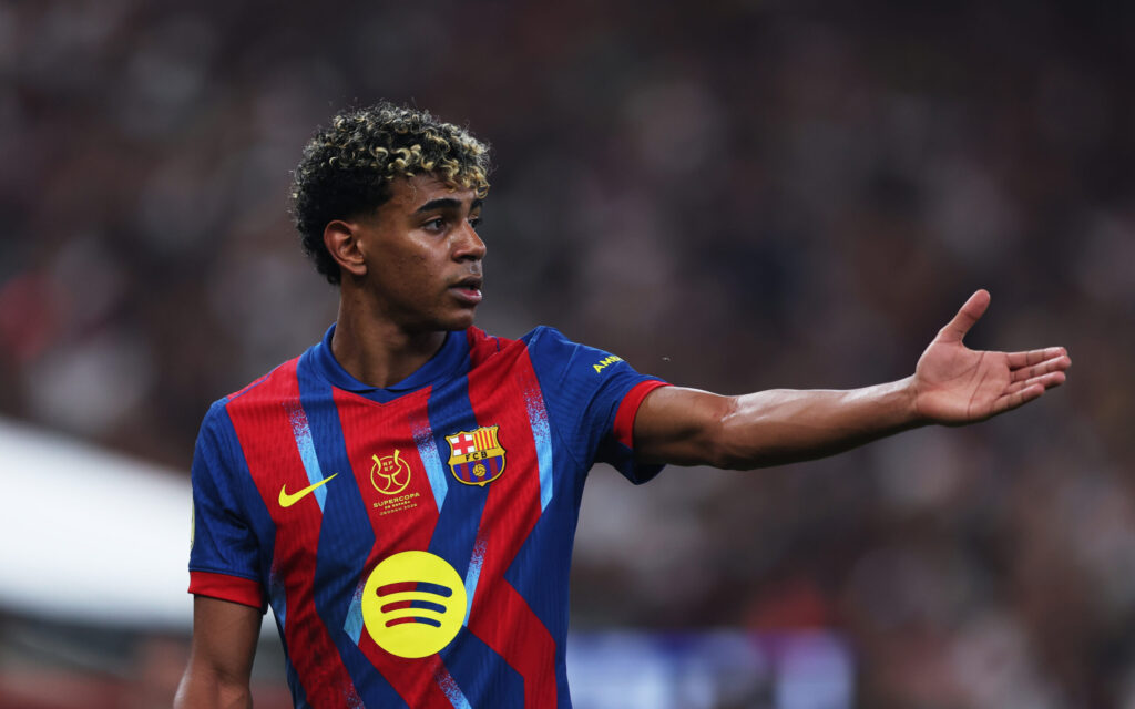 yamal FC Barcelona v Real Madrid: Spanish Super Cup