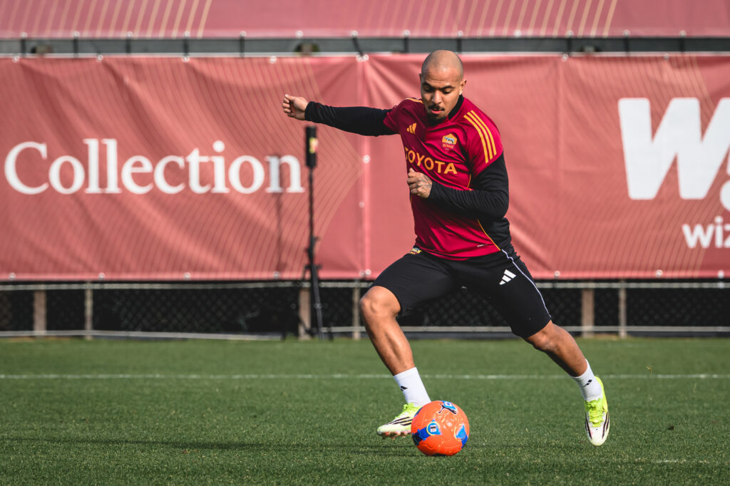 Malen AS Roma Training Session