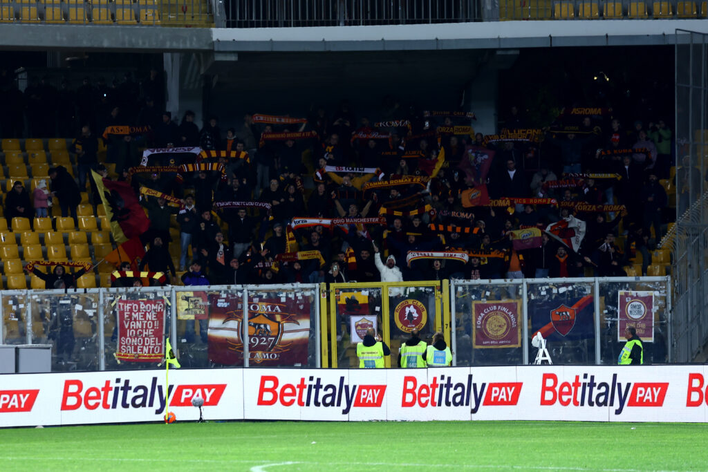 tifosi US Lecce v AS Roma - Serie A