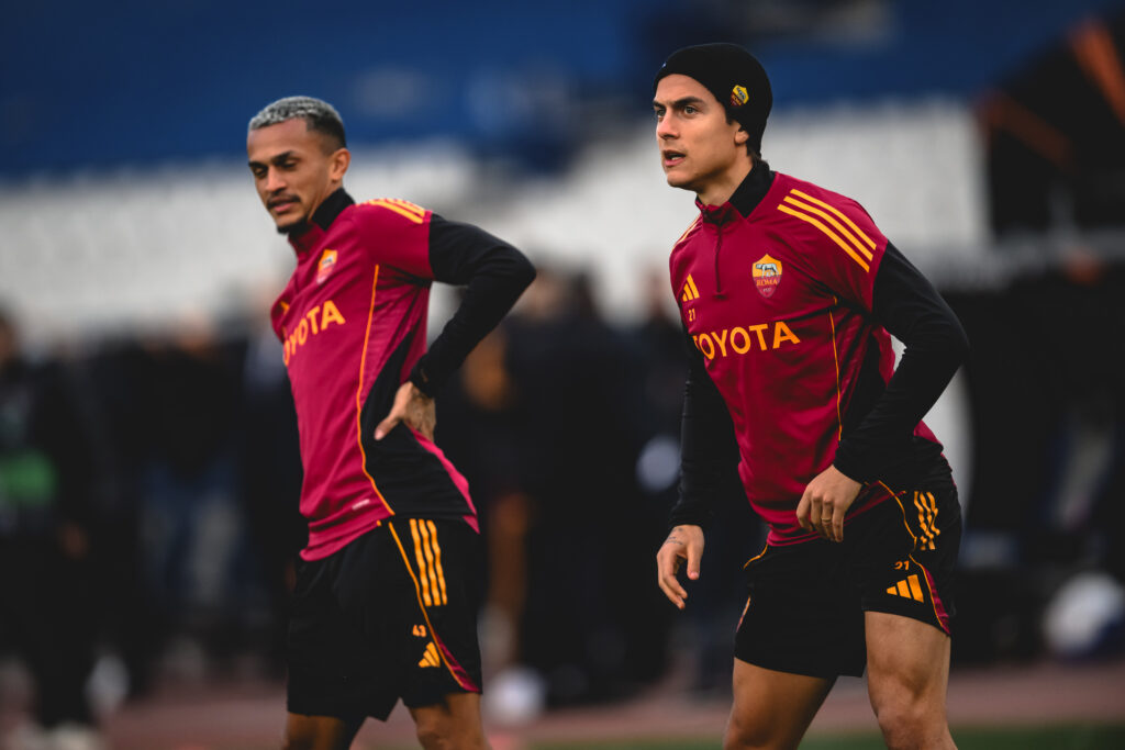 Dybala Wesley AS Roma Training Session And Press Conference - UEFA Europa League 2025/26 League Phase MD8