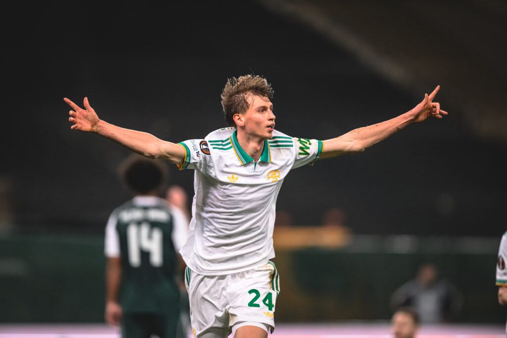 esultanza ziolkowski Panathinaikos FC v AS Roma - UEFA Europa League 2025/26 League Phase MD8