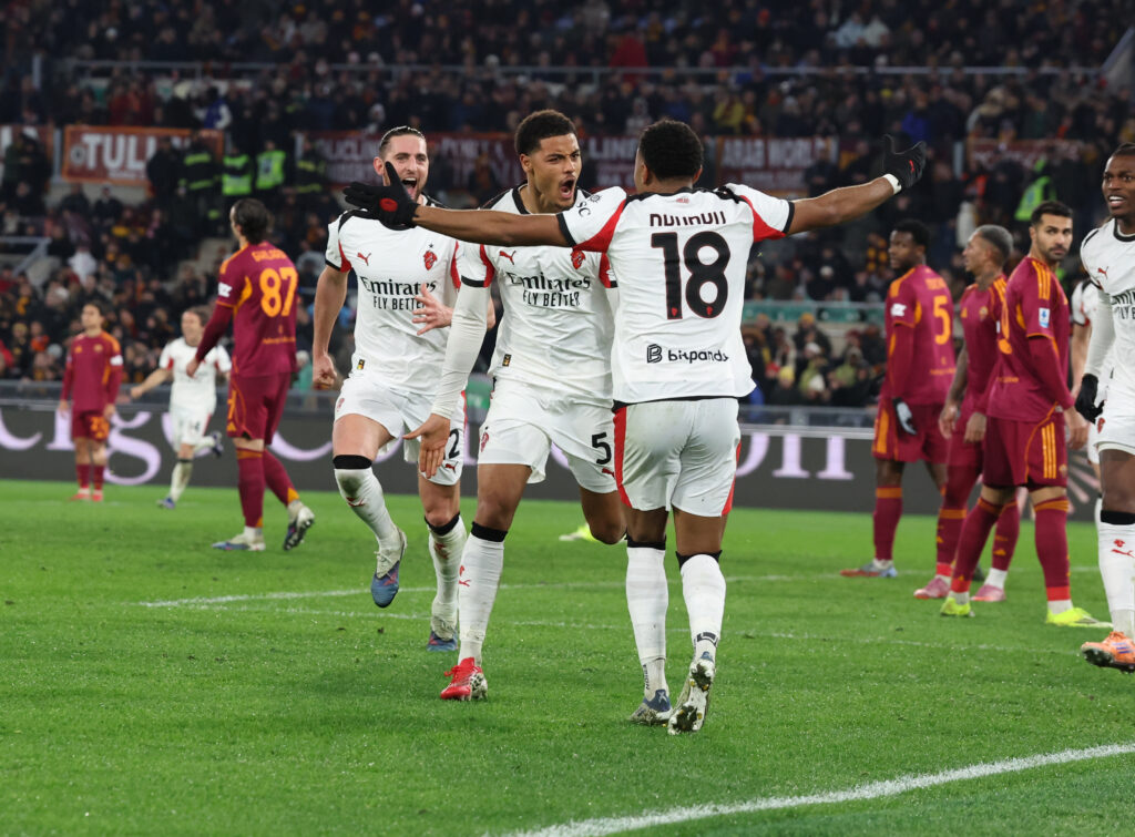 de winter AS Roma v AC Milan - Serie A
