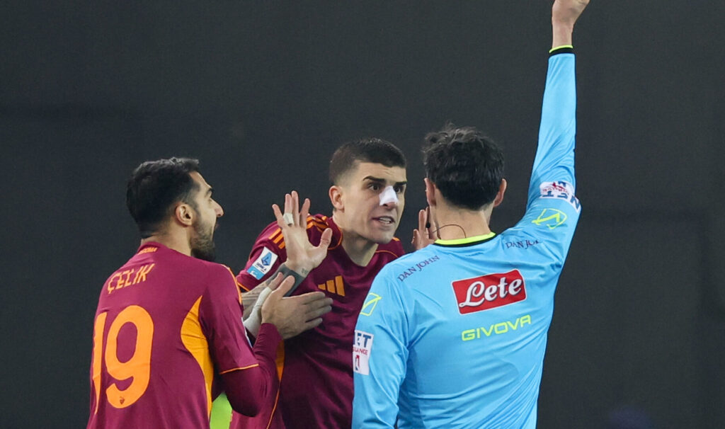 mancini sacchi Udinese Calcio v AS Roma - Serie A