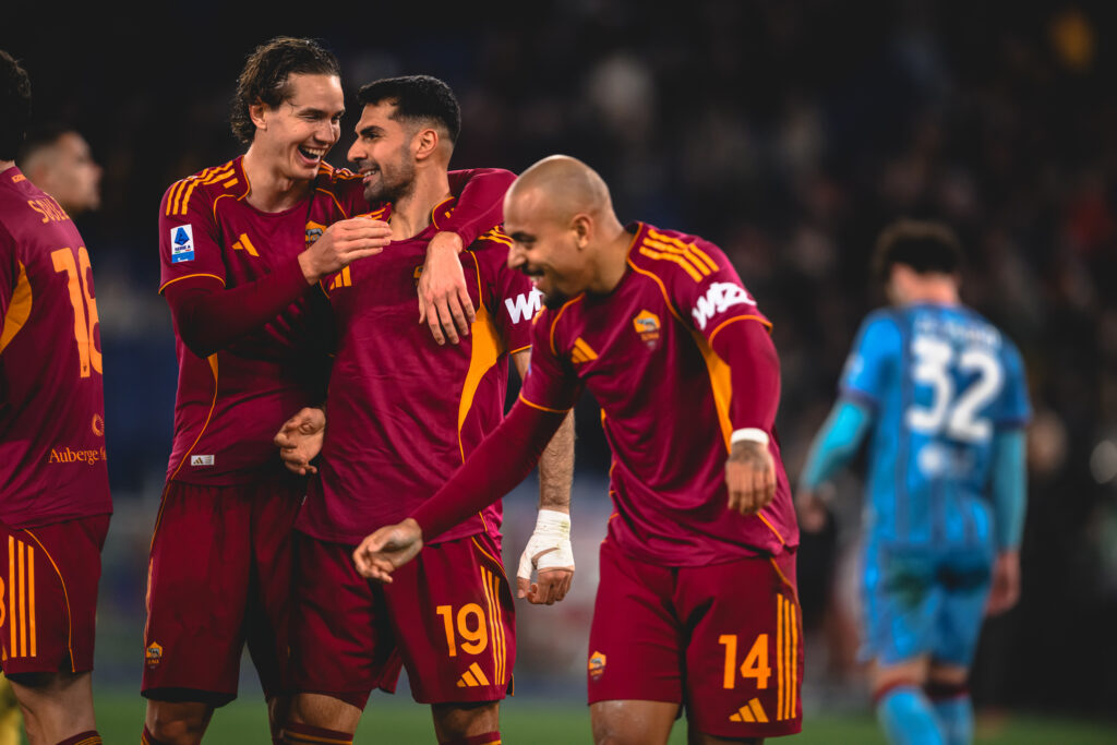 squadra AS Roma v Cagliari Calcio - Serie A