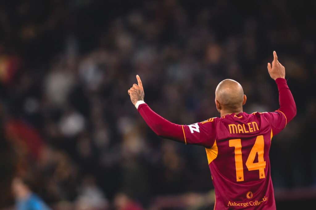 Malen AS Roma v Cagliari Calcio - Serie A