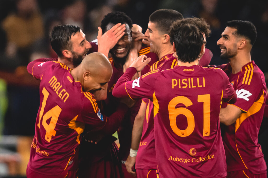esultanza AS Roma v US Cremonese - Serie A