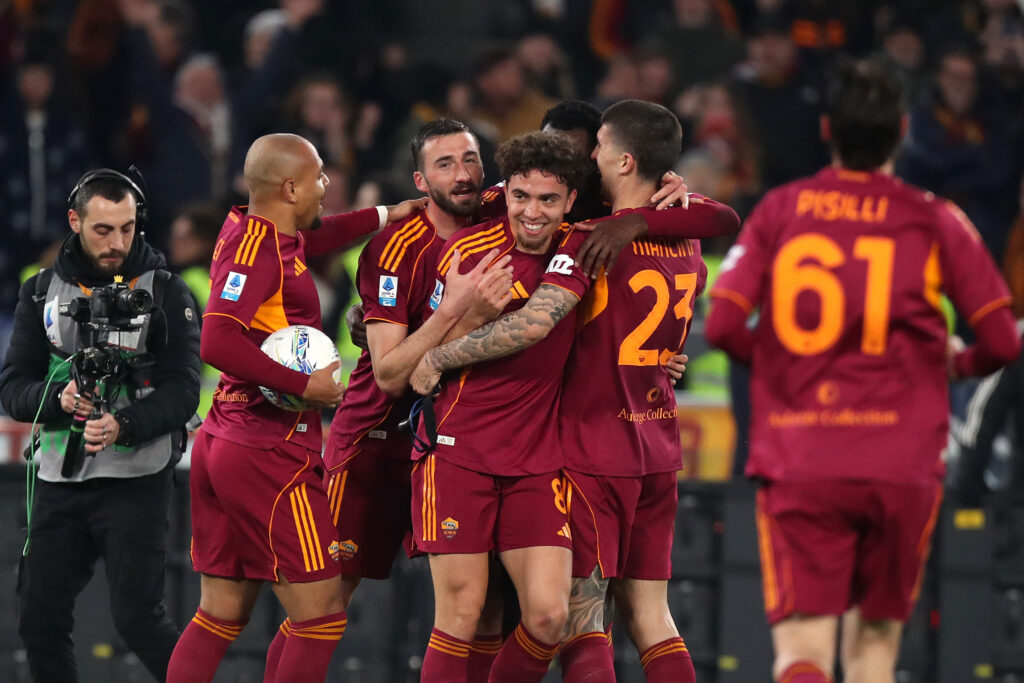 esultanza AS Roma v US Cremonese - Serie A