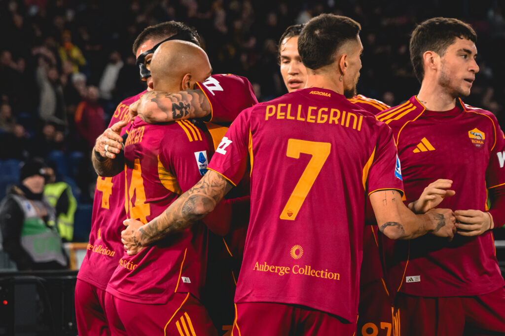 squadra AS Roma v Cagliari Calcio - Serie A