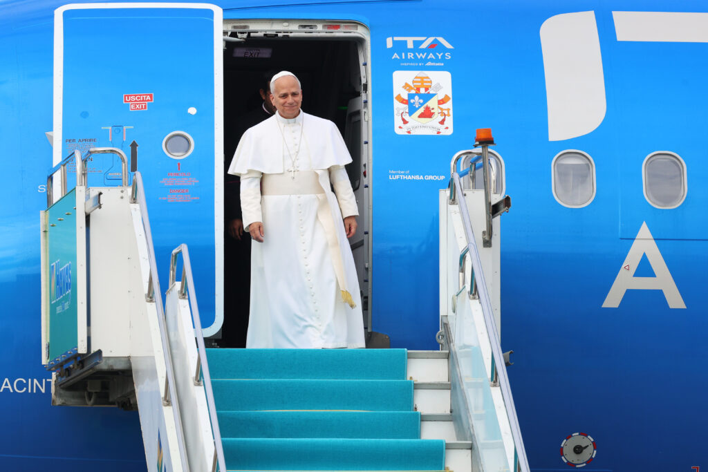 Pope Leo XIV Makes First Foreign Trip To Turkey And Lebanon - Day One