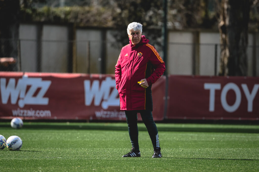 gasperini AS Roma Training Session