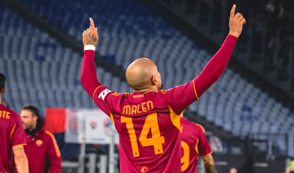 Malen AS Roma v Cagliari Calcio - Serie A