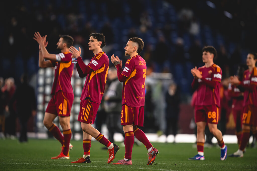 Angelino Pisilli Arena Cristante AS Roma v US Lecce - Serie A