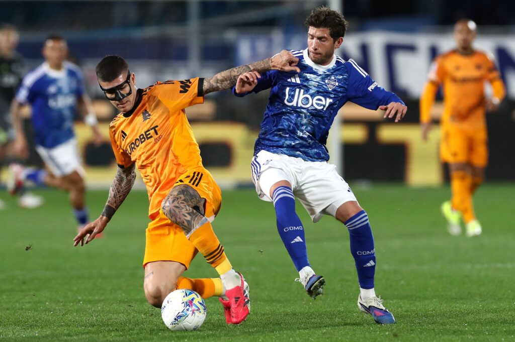 mancini  Como 1907 v AS Roma - Serie A
