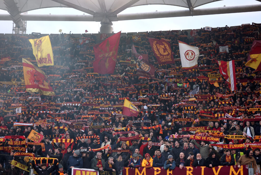 Tifosi AS Roma v US Lecce - Serie A