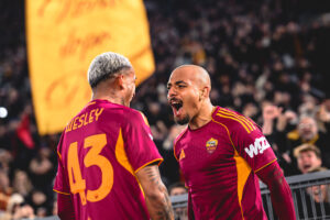 Malen Wesley AS Roma v Juventus FC