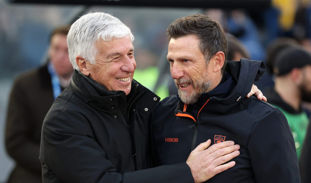 Gasperini Di Francesco AS Roma v US Lecce - Serie A