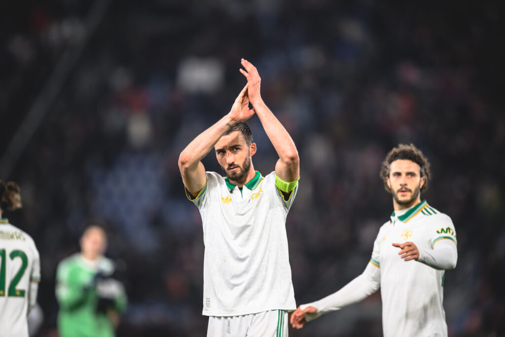 Cristante Bologna FC 1909 v AS Roma - UEFA Europa League 2025/26 Round of 16 First Leg