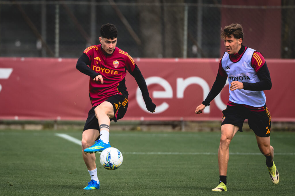 Soule Panico AS Roma Training Session