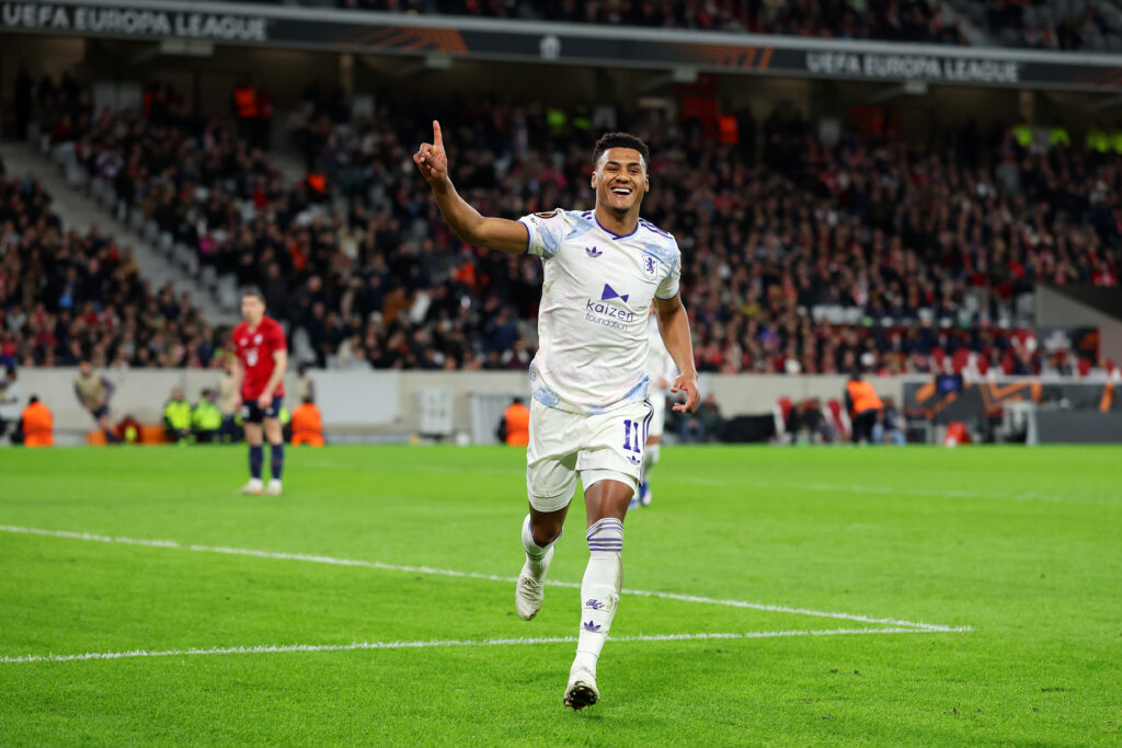 Watkins LOSC Lille v Aston Villa FC - UEFA Europa League 2025/26 Round of 16 First Leg
