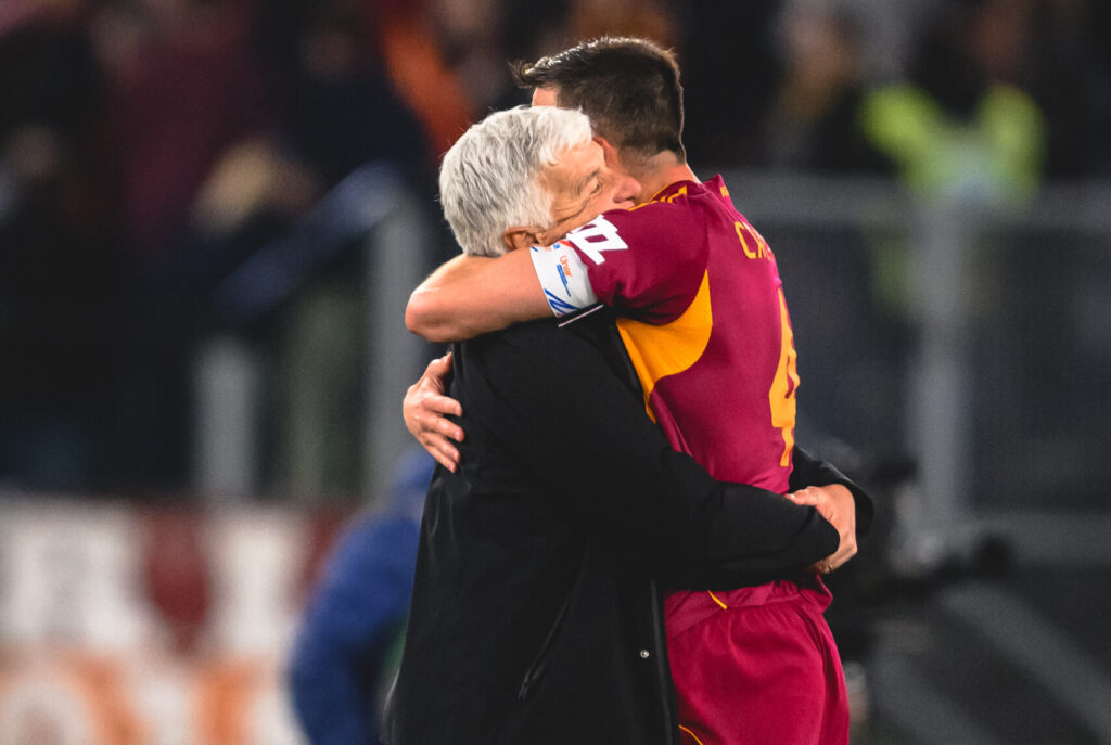 Gasperini Cristante AS Roma v US Lecce - Serie A