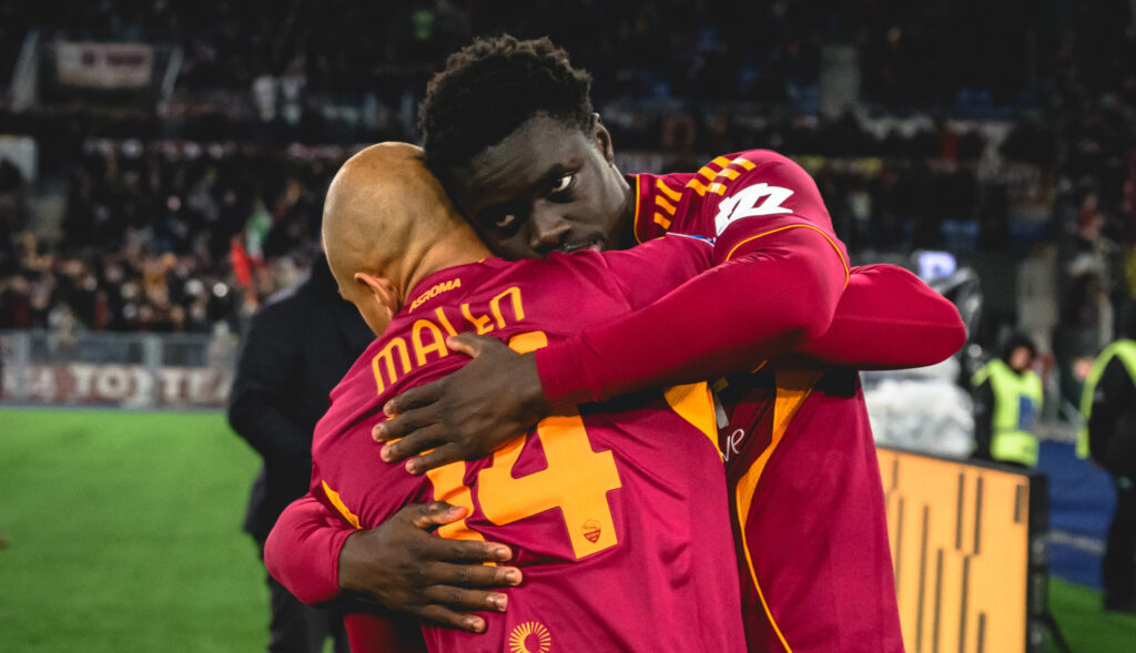 Vaz Malen AS Roma v US Lecce - Serie A
