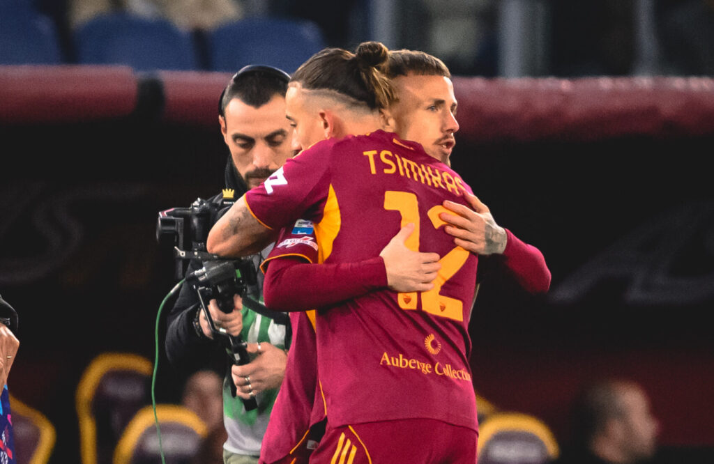 Angelino Tsimikas AS Roma v US Lecce - Serie A