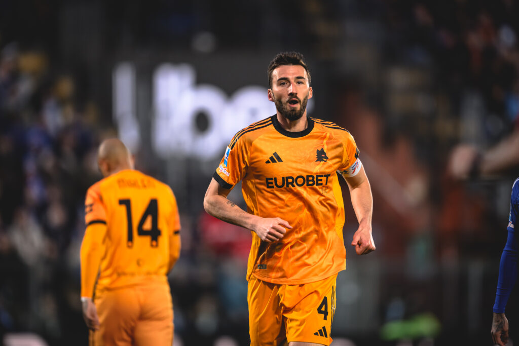 cristante Como 1907 v AS Roma - Serie A