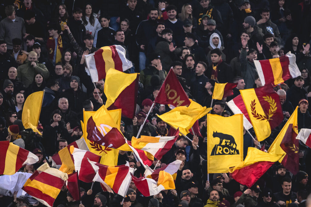 Tifosi AS Roma v US Lecce - Serie A