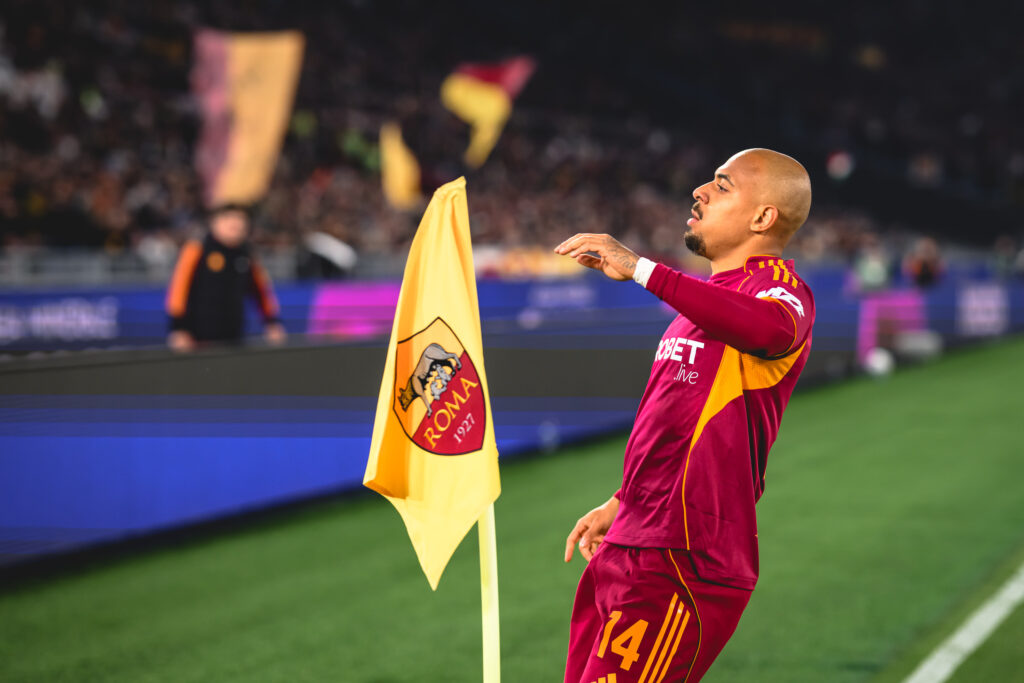 malen esultanza AS Roma v Pisa SC - Serie A