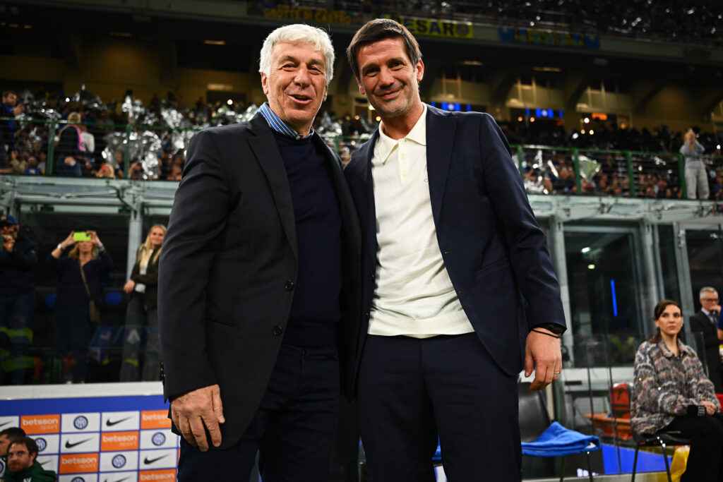 Gasperini Chivu FC Internazionale v AS Roma - Serie A