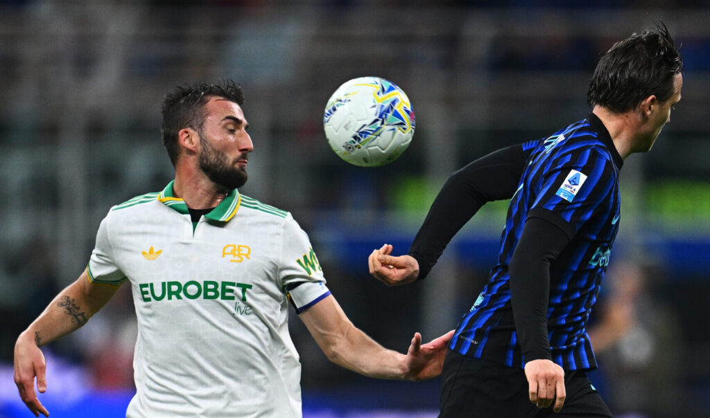 Cristante FC Internazionale v AS Roma - Serie A