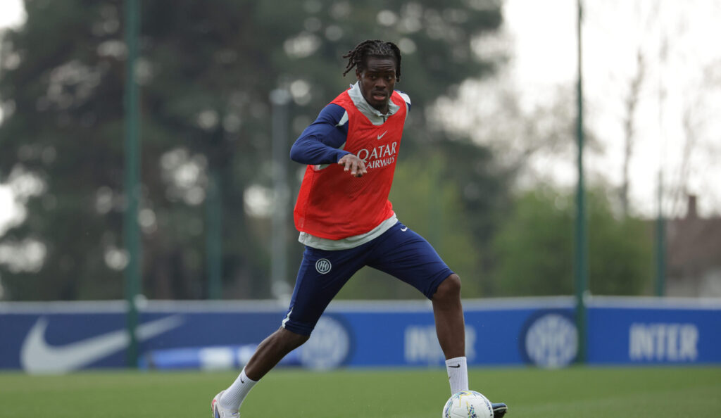 bisseck FC Internazionale Training Session