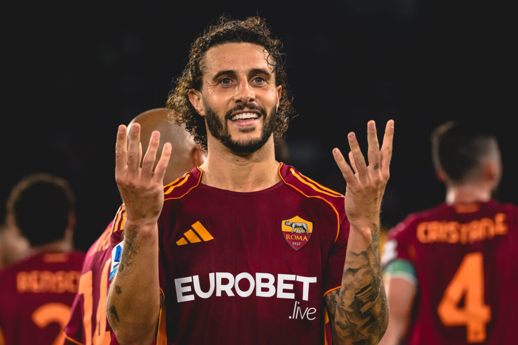 hermoso esultanza AS Roma v Atalanta BC - Serie A