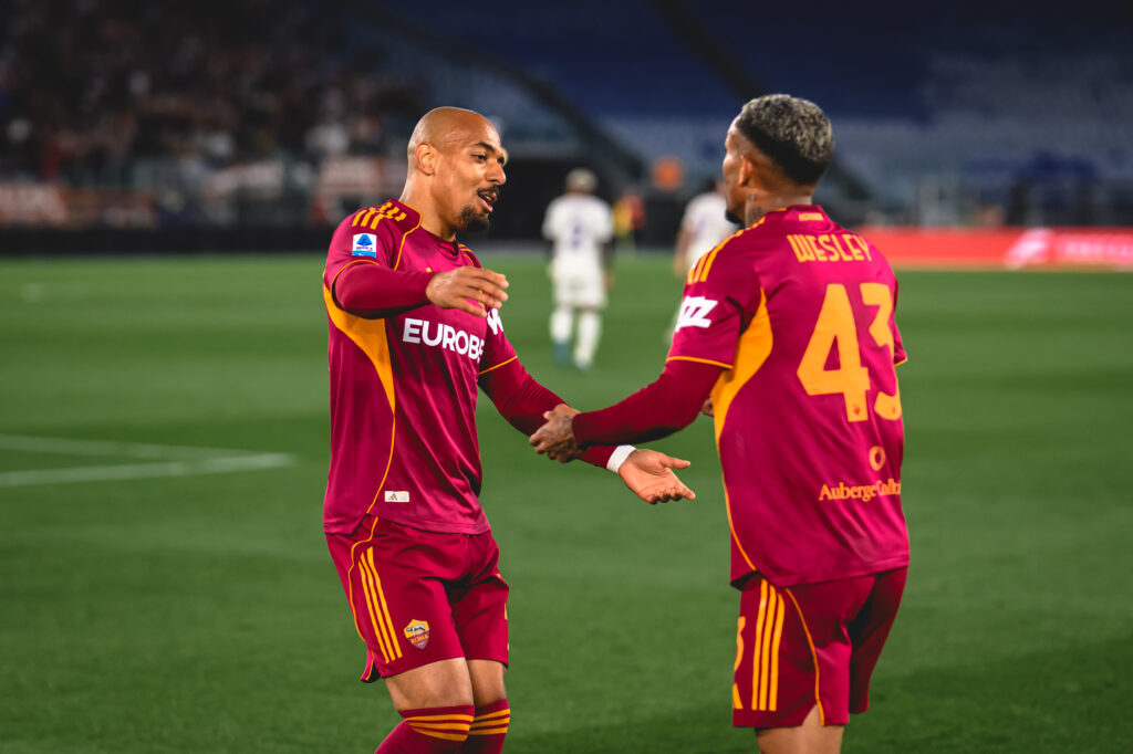 Malen Wesley AS Roma v ACF Fiorentina - Serie A