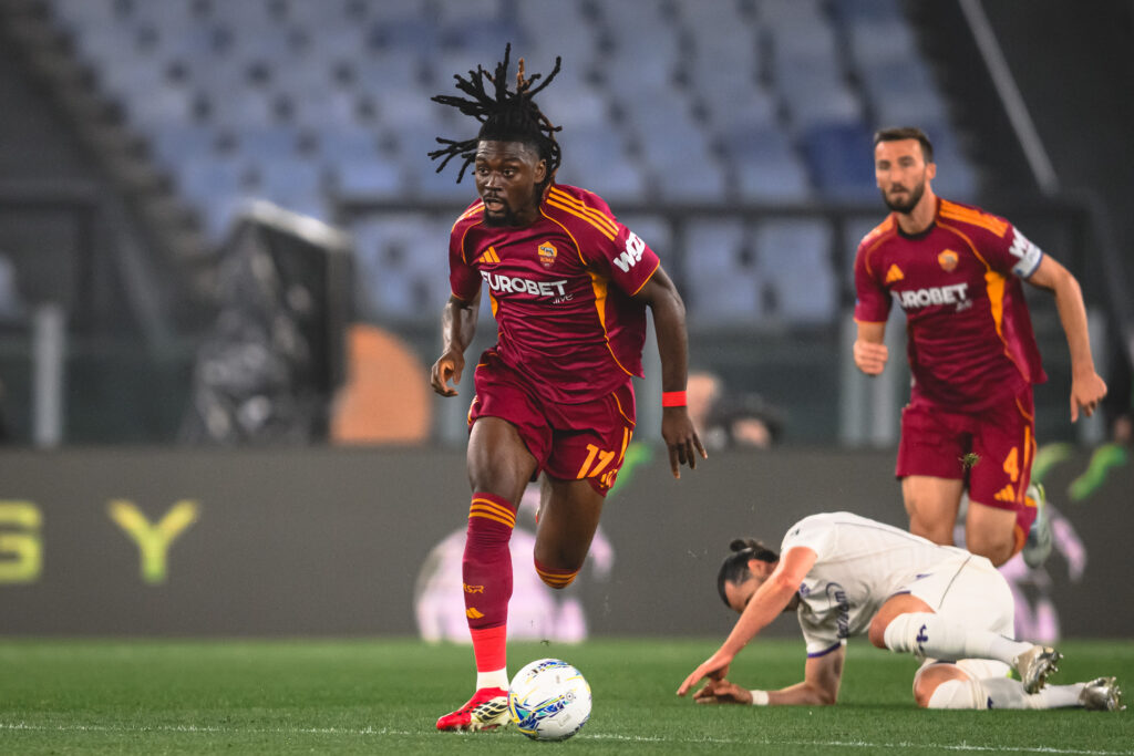 Koné AS Roma v ACF Fiorentina - Serie A