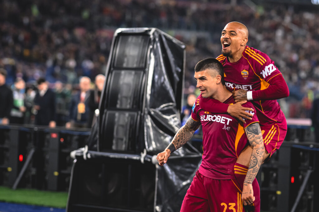 Mancini Malen AS Roma v ACF Fiorentina - Serie A
